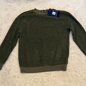 Charles River Apparel Olive Green Crewneck Sweater
